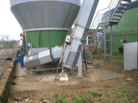 Futtermischer vor dem Tausch Biogasanlagen Wohsen